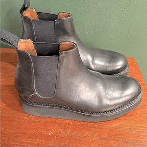 Grenson black leather chelsea boots New UK 5.5 US 7.5 (women’s)
